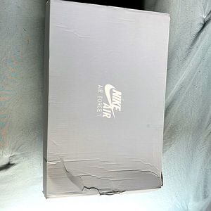 Nike Air Force ones. Women’s size 8. All white. Worn twice.